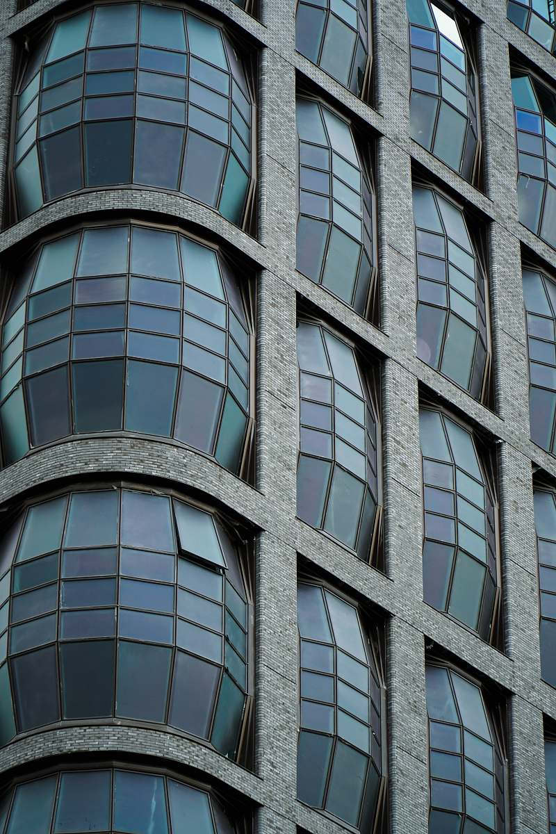 home decor black framed glass window building office building